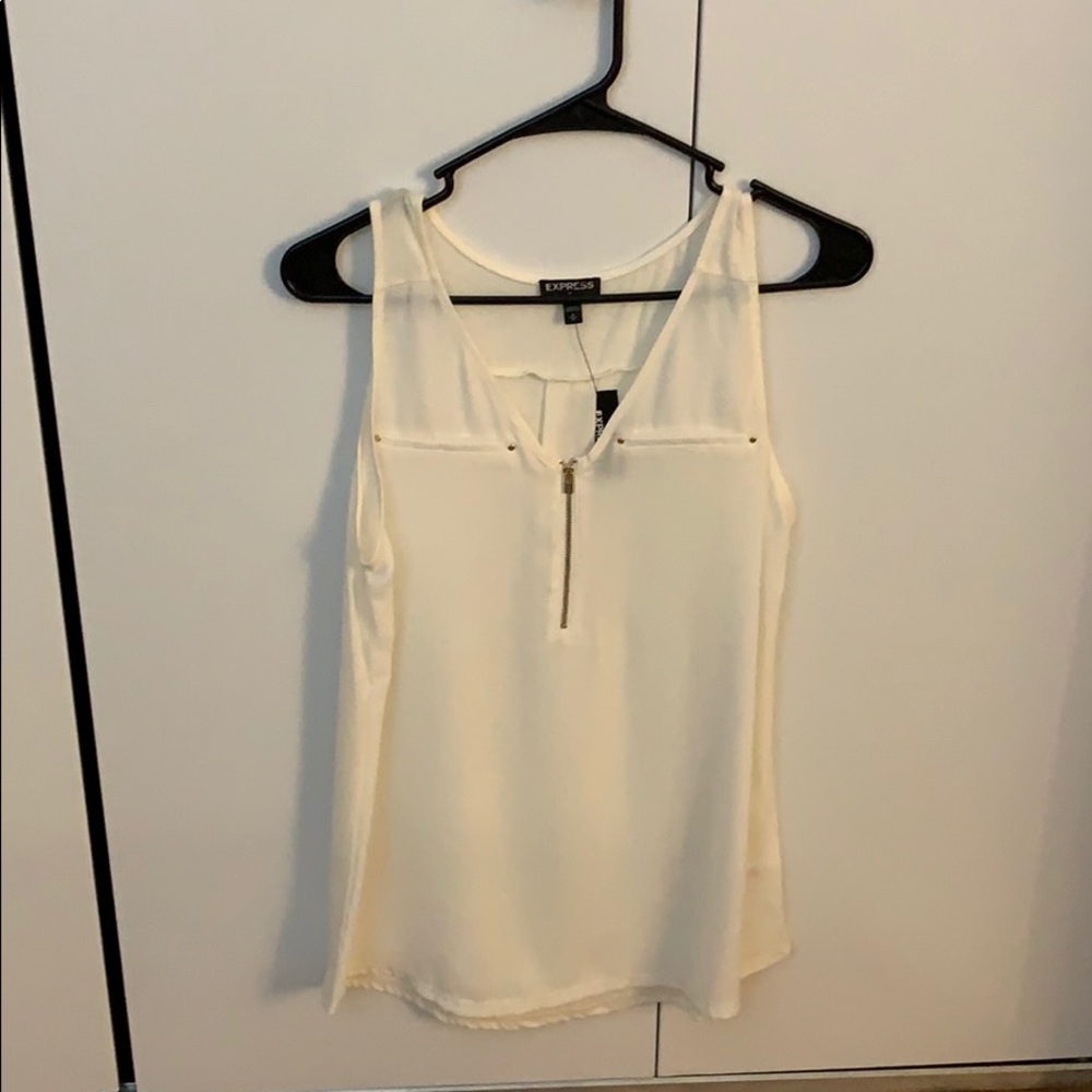 Express Cream Tanktop
